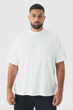 Plus Oversized Extended Neck T-shirt