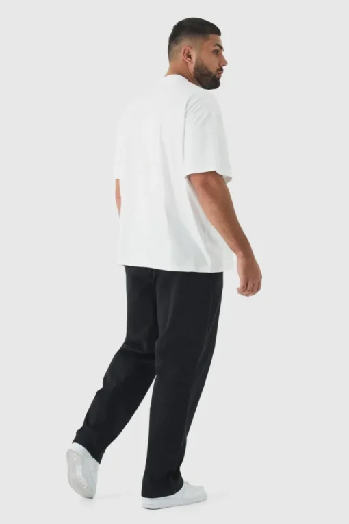 Plus Oversized Extended Neck T-shirt