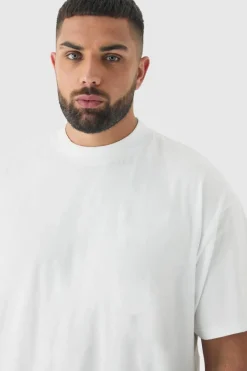 Plus Oversized Extended Neck T-shirt