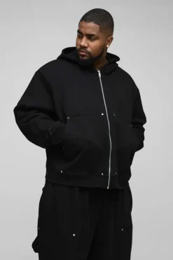 Plus Oversized Heavyweight Carpenter Wide Leg Tracksuit