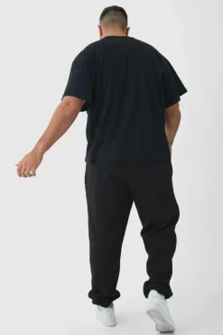 Plus Oversized Puff Print Jogger