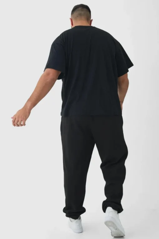Plus Oversized Puff Print Jogger