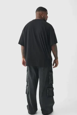 Plus Oversized Tupac License Print T-Shirt
