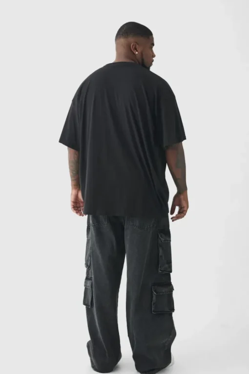 Plus Oversized Tupac License Print T-Shirt