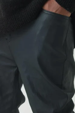 Plus PU Coated Super Skinny Jeans