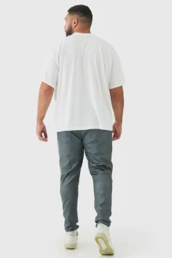 Plus PU Coated Super Skinny Jeans