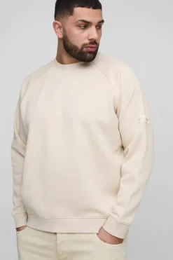 Plus Raglan Jersey Sweater