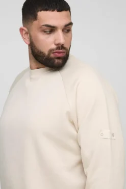 Plus Raglan Jersey Sweater