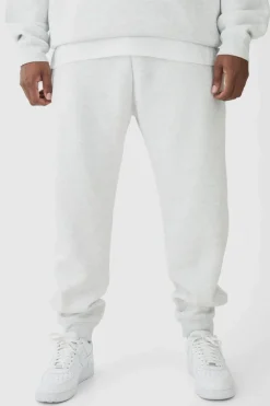 Plus Regular Fit Jogger In Grey Marl