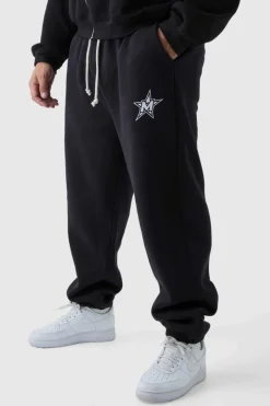 Plus Relaxed M Print Rope Drawcord Jogger