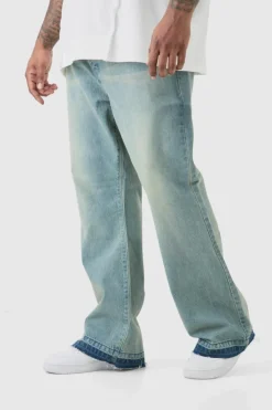Plus Rigid Flare Jeans