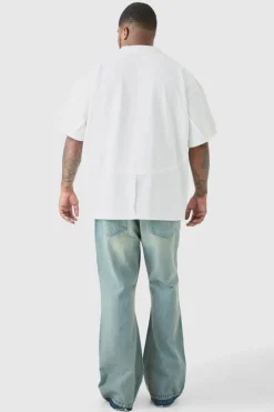 Plus Rigid Flare Jeans