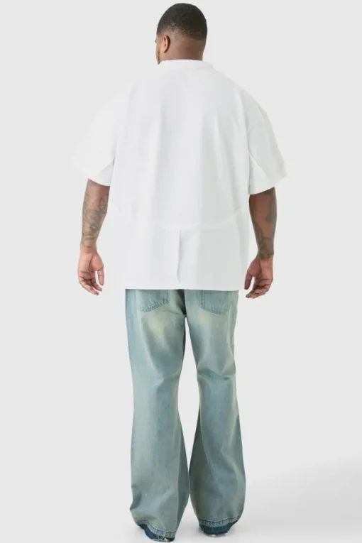 Plus Rigid Flare Jeans