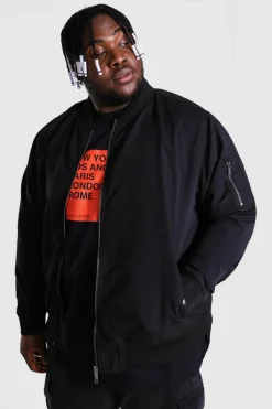 Plus Size Ma1 Bomber Jacket