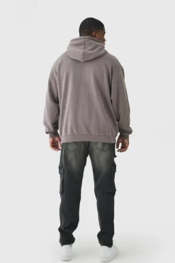 Plus Skinny Fit Ripped Cargo Jeans