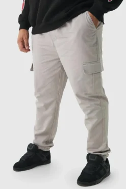 Plus Slim Fit Cargo Trousers