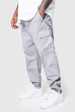 Plus Slim Fit Cargo Trousers