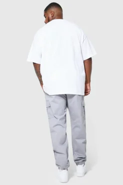 Plus Slim Fit Cargo Trousers