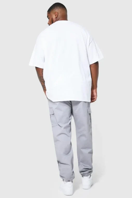 Plus Slim Fit Cargo Trousers