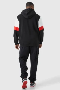 Plus Slim Fit Cuffed Multi Cargo Pocket Trousers