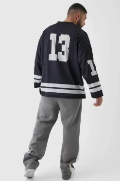 Plus Slim Flared Varsity Gusset Jogger