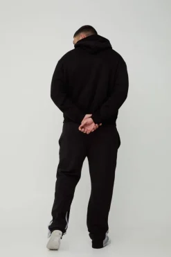 Plus Slim Stacked Flare Jogger With Gusset Panel