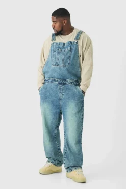 Plus Straight Leg Dungaree