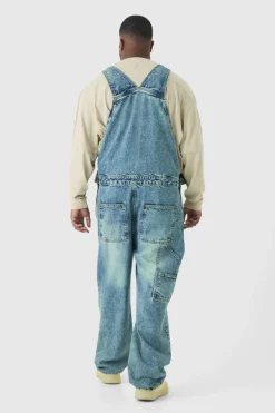 Plus Straight Leg Dungaree