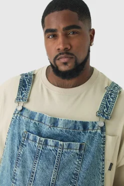 Plus Straight Leg Dungaree