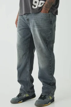 Plus Straight Rigid Jeans