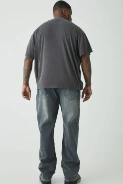 Plus Straight Rigid Jeans