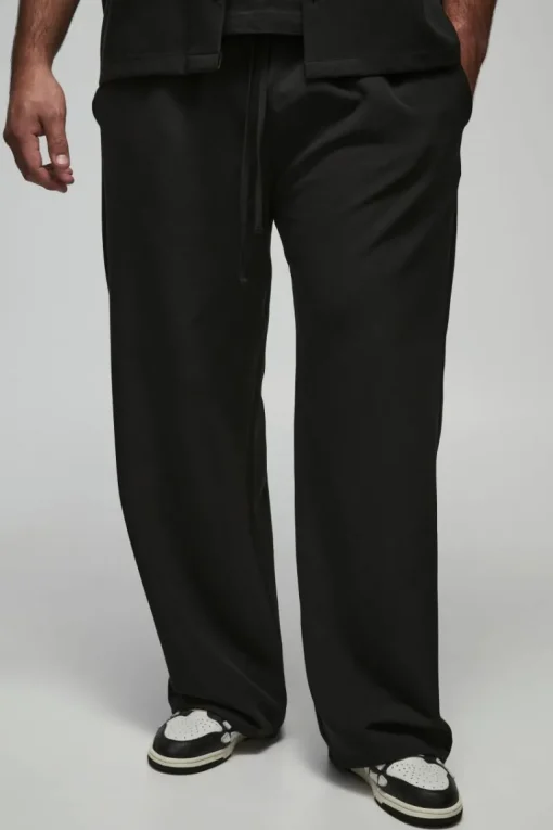 Plus Stretch Woven Relaxed Fit Trousers