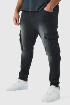 Plus Super Skinny Cargo Jeans