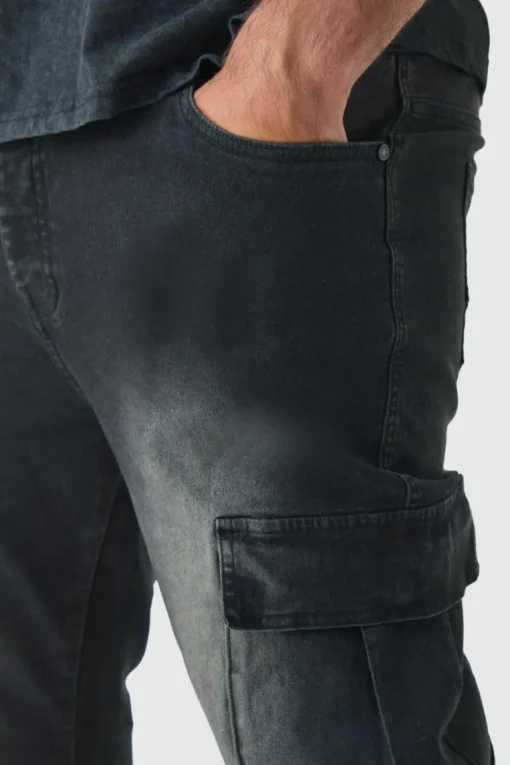Plus Super Skinny Cargo Jeans