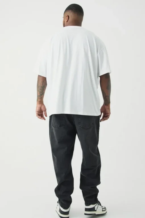 Plus Tapered Rigid Jeans