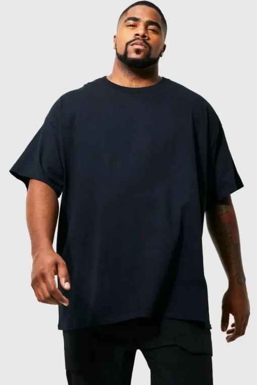 Plus Teddy Back Print T-shirt