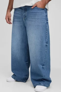 Plus Twist Seam Balloon Fit Jeans