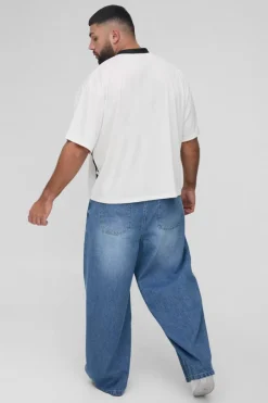 Plus Twist Seam Balloon Fit Jeans