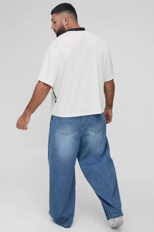 Plus Twist Seam Balloon Fit Jeans