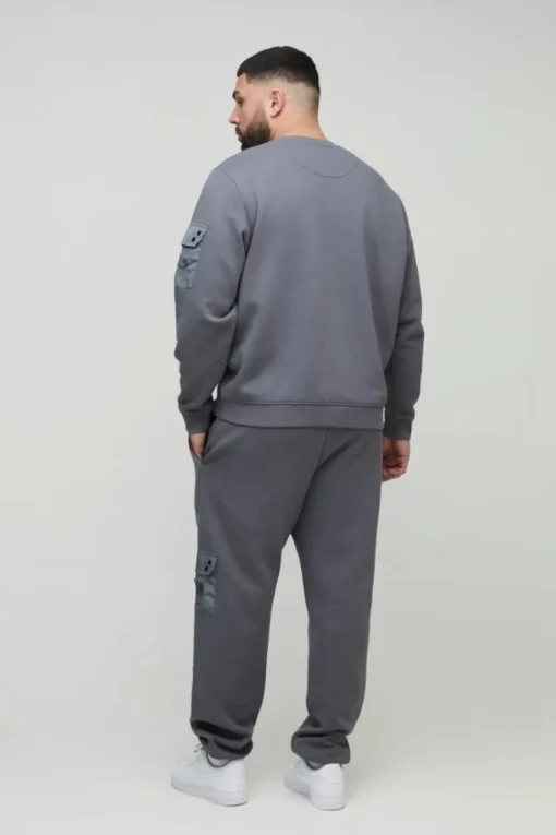 Plus Utility Pocket Jersey Sweatshirt
