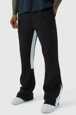Raw Applique Gusset Jogger