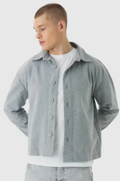 Regular Brushed Twill Overshirt