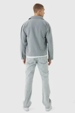 Regular Brushed Twill Overshirt