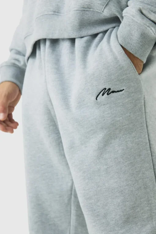 Regular Fit Basic Man Signature Jogger
