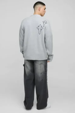 Regular Fit Fluffy Cross Knitted Cardigan