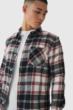 Regular Fit Long Sleeve Check Shirt