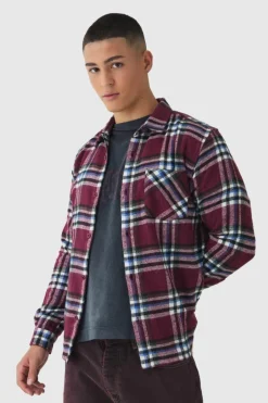 Regular Fit Long Sleeve Check Shirt