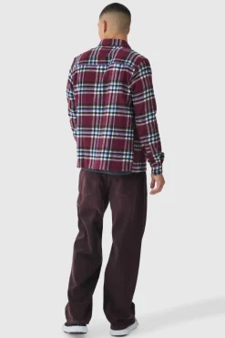 Regular Fit Long Sleeve Check Shirt