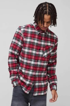 Regular Fit Long Sleeve Check Shirt