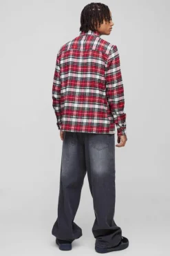 Regular Fit Long Sleeve Check Shirt